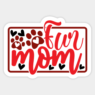 FUR MAMA Sticker